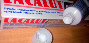 Dentifrici e recensioni Lacalut sul loro uso