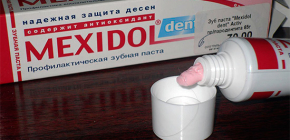 Panoramica delle proprietà dei dentifrici Mexidol Dent e recensioni sul loro utilizzo