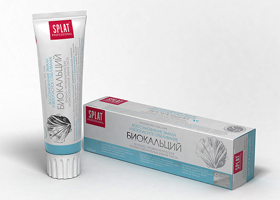O Pasta Splat Biocalcium é adequado para remineralização (restauração) do esmalte dentário.