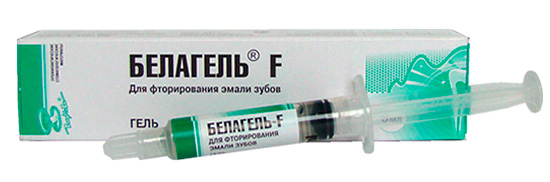 Preparação para fluoretação do esmalte dentário Belagel F