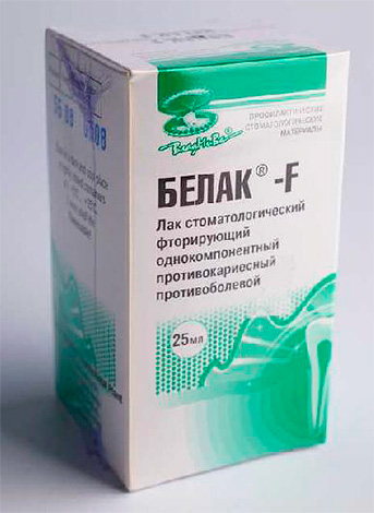 Verniz dentário fluoretado Belak-F