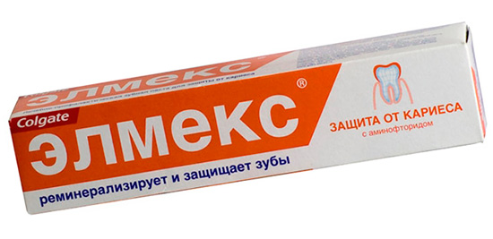 Outro exemplo de creme dental bom para adultos - Elmex Caries Protection