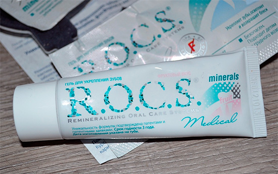 Gel de remineralização R.O.C.S. Minerais médicos