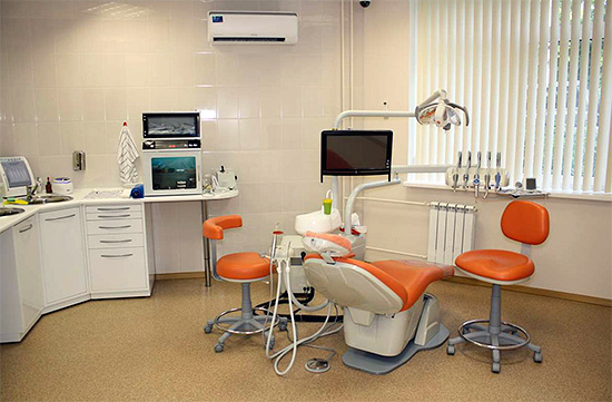 Studio dentistico in una clinica di business class.