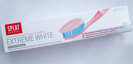 Creme dental branqueador Splat Extreme White