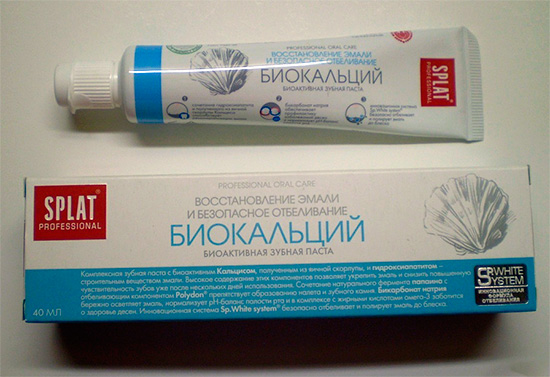 Pasta de restauração de esmalte dos dentes Biocalcium Splat