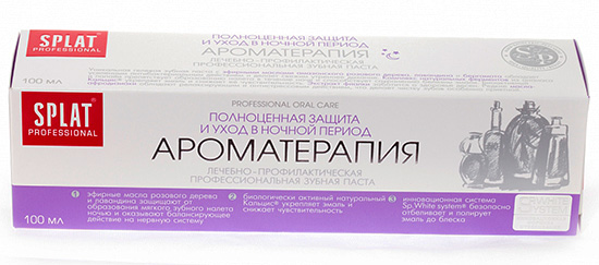 Aromaterapia é uma pasta de dentes com óleos essenciais naturais.