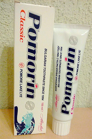 Vamos falar sobre o creme dental búlgaro Pomorin, familiar a muitos desde a infância, sobre sua composição, propriedades e onde você pode comprá-lo hoje ...