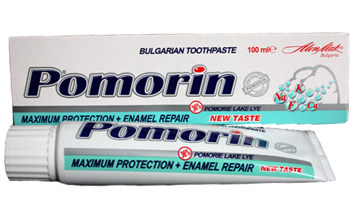Creme dental Pomorin Proteção máxima.