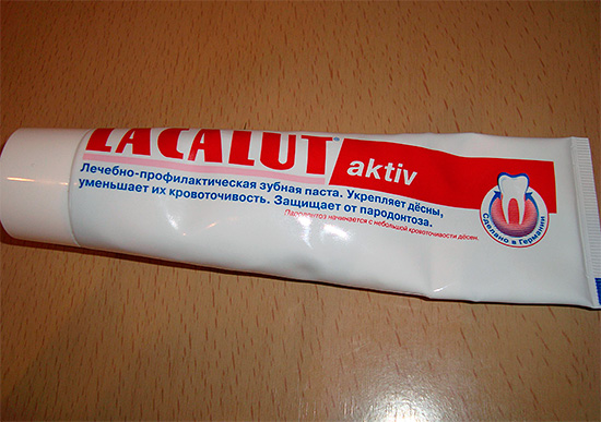 O creme dental Lakalyut Active é adequado para pessoas com problemas nas gengivas (dor, inflamação, sangramento etc.)
