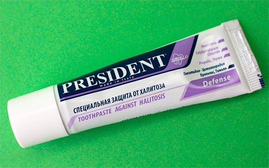 Creme dental para eliminar o mau hálito - Presidente Defesa