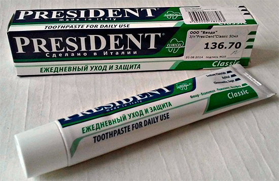 Mas este produto é adequado para uso diário em pessoas que não apresentam problemas específicos com dentes e gengivas.