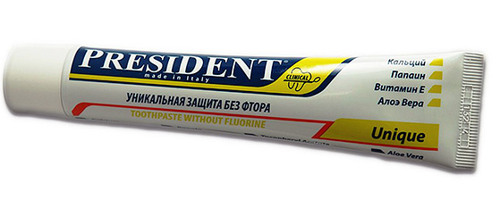 Se houver muitos compostos de flúor na água potável da sua área de residência, é melhor usar creme dental sem o conteúdo desse elemento.