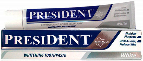 Pasta Branqueadora Presidente Dentes Brancos