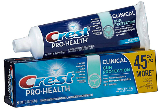 Protecção clínica da gengiva Crest Pro-Health