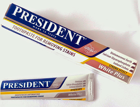 Dentifricio Sbiancante President White Plus
