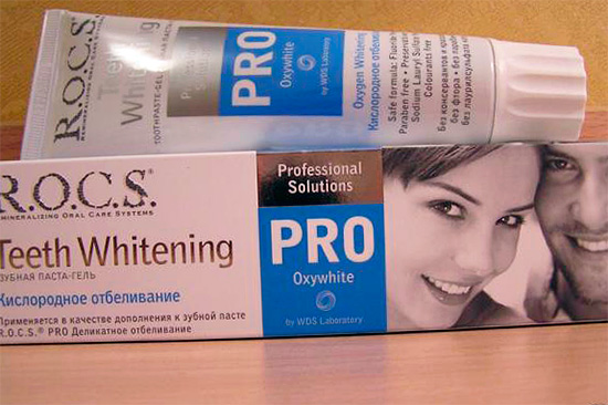 ROCS PRO Gel sbiancante sbiancante all'ossigeno.