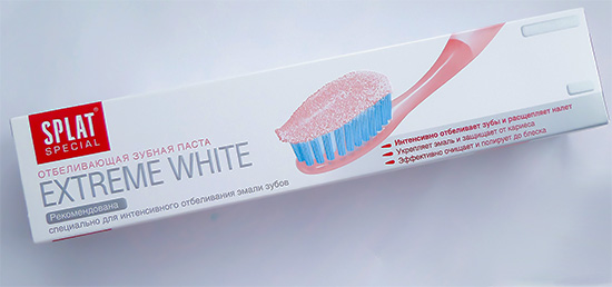 Un'altra pasta di urea è Splat Extreme White.