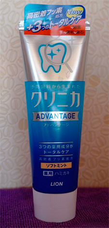 Pasta de dentes japonesa Lion Clinica Soft Mint