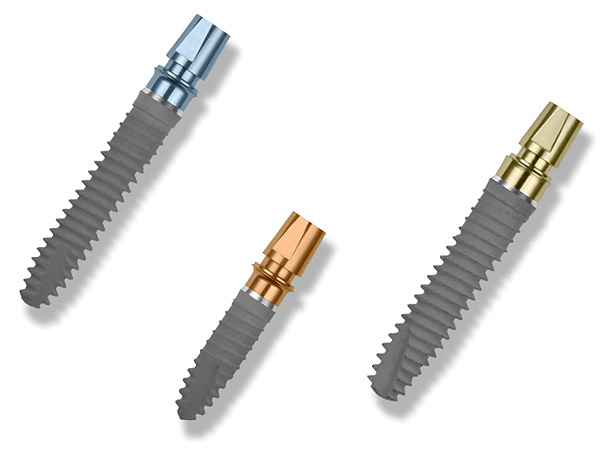 Os implantes XiVE 3.0 são particularmente adequados para implantação na área do sorriso.
