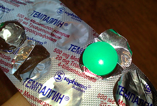 Il principale ingrediente attivo di Tempalgin è anche il metamizolo sodico.
