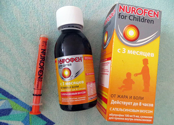 Nurofen infantil pode ser usado a partir de 3 meses.