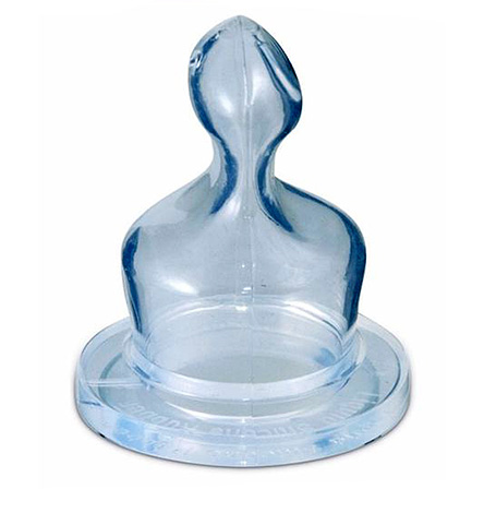 O mamilo de silicone ortodôntico é o dispositivo mais simples que contribui para o desenvolvimento normal da mordida do bebê.